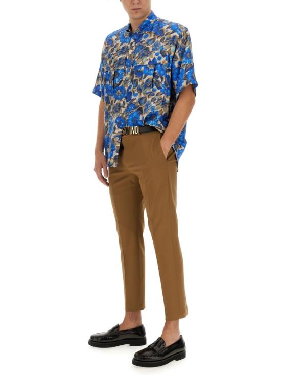  모스키노 반팔 셔츠 02132057 1365 Multicolor - MOSCHINO