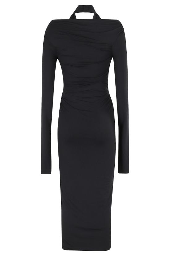 25FW 안다마네 롱 원피스 T180173A TJV053 097 Black - ANDAMANE