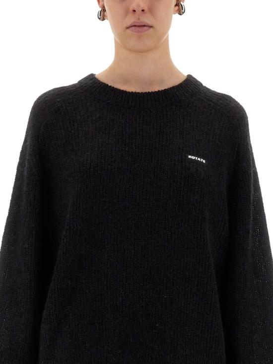 25FW 로테이트 바이 크리스텐슨 긴팔 티셔츠 114565100 BCR1595100 Black - ROTATE BY BIRGERCHRISTENSEN