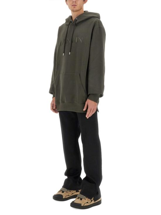  랑방 후드 티셔츠 RM HO0009 J210 H23694 Grey - LANVIN