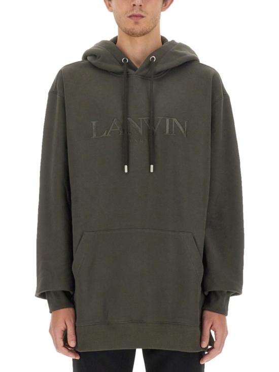  랑방 후드 티셔츠 RM HO0009 J210 H23694 Grey - LANVIN