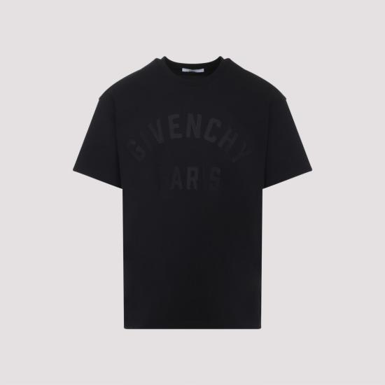 25FW 지방시 반팔 티셔츠 BM71NK3YRS Black - GIVENCHY
