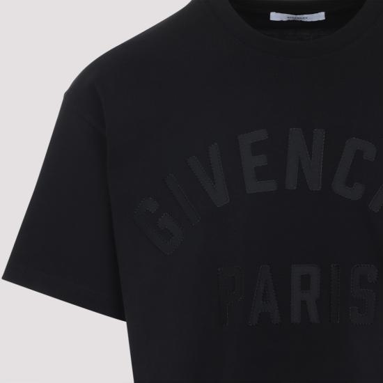 25FW 지방시 반팔 티셔츠 BM71NK3YRS Black - GIVENCHY