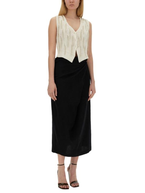  알리지 롱 스커트 153014 A3224NE Black - ALYSI