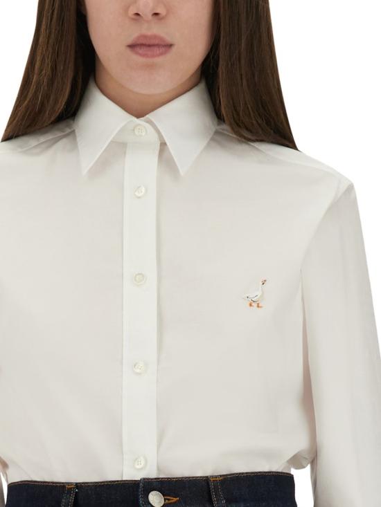 25FW 모스키노 탑 02315531 1001 White - MOSCHINO