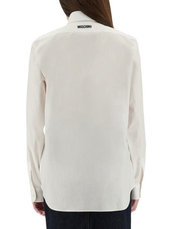 25FW 모스키노 탑 02315531 1001 White - MOSCHINO