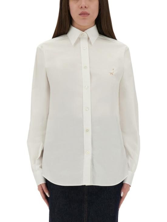 25FW 모스키노 탑 02315531 1001 White