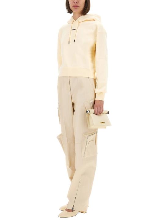 25FW 자크뮈스 르 그로그랭 후드 티셔츠 HOW00247AJ0 0109130 Neutrals - JACQUEMUS