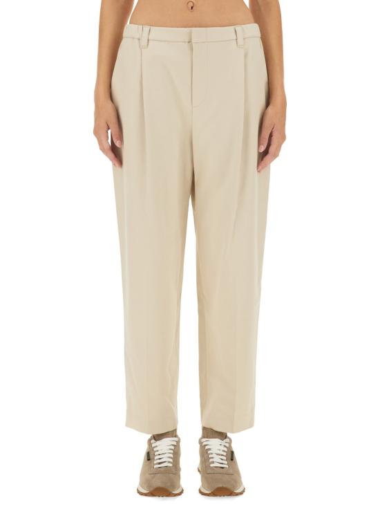  브루넬로 쿠치넬리 스트레이트 팬츠 MA126P8632 C8913 IVORY