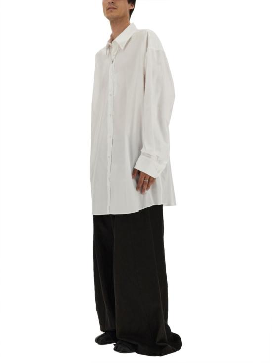  마르지엘라 긴팔 셔츠 SI1DL0002 S52925100 White - MAISON MARGIELA