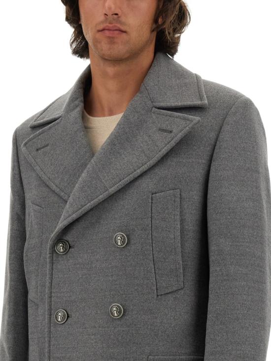  브루넬로 쿠치넬리 트렌치 코트 MY4419139K CDT29 GREY - BRUNELLO CUCINELLI