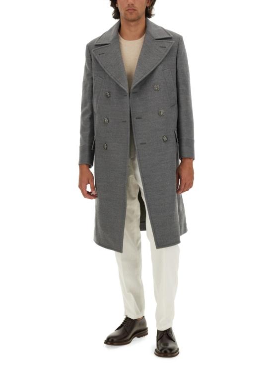  브루넬로 쿠치넬리 트렌치 코트 MY4419139K CDT29 GREY - BRUNELLO CUCINELLI