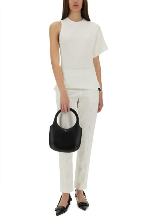  쿠레쥬 반팔 티셔츠 225JTS201 JS01070001 White - COURREGES