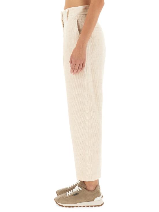  브루넬로 쿠치넬리 스트레이트 팬츠 MP576P8562 C058 IVORY - BRUNELLO CUCINELLI