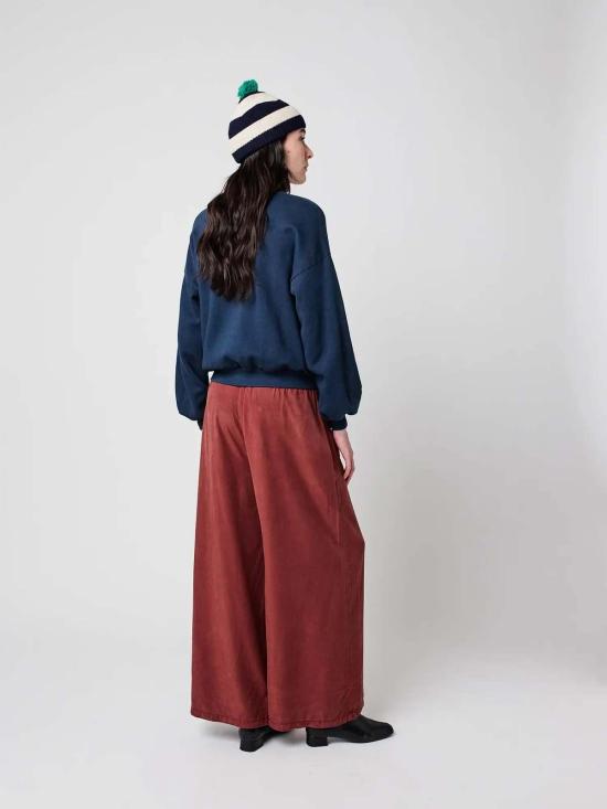  [키즈] 보보쇼즈 풀오버 키즈 보보 초이스 우븐 루즈핏 미드나잇 블루 카드 스웨트셔츠 - BOBO CHOSES