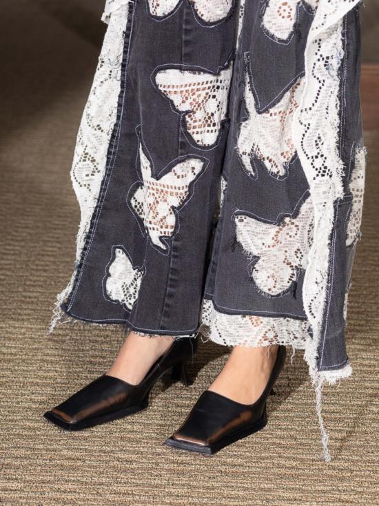  미스타 힐/펌프스 마리스 코트 브러쉬드 브라운 - MIISTA