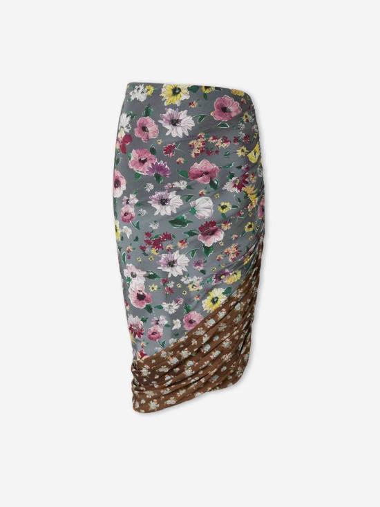 25FW 디 아티코 미디 스커트 251WCS00279MIX058PR 021MULTICOLOR FLORAL