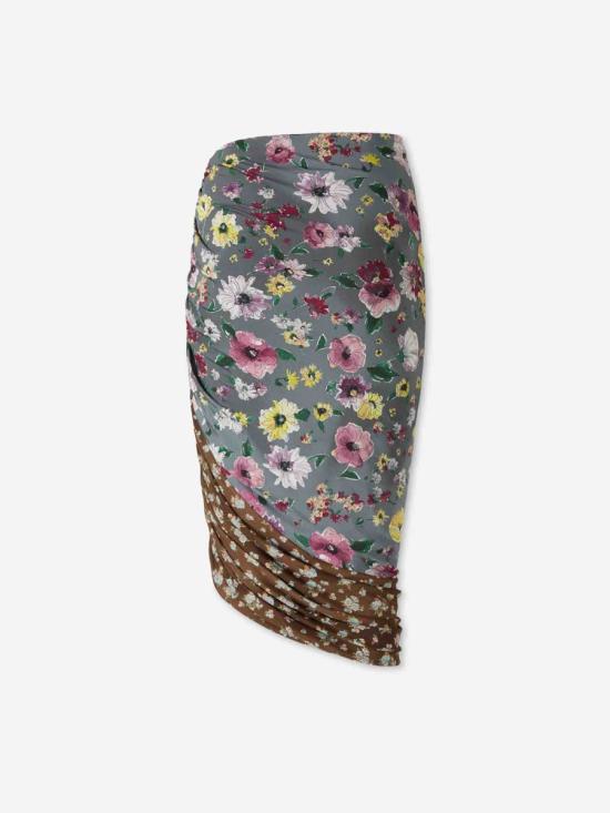 25FW 디 아티코 미디 스커트 251WCS00279MIX058PR 021MULTICOLOR FLORAL - THE ATTICO