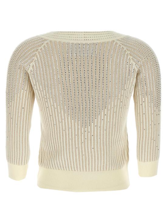 25SS 에르마노 설비노 스웨터 D465M311CTPLXB4656 White - ERMANNO SCERVINO