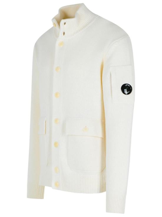 25FW 씨피 컴퍼니 스웨터 19CMKN042A 110149A103 WHITE - C.P. COMPANY