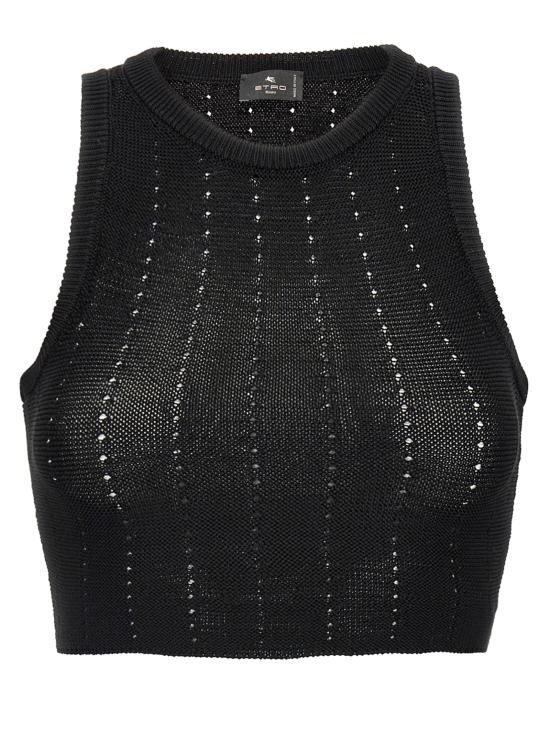 25SS 에트로 민소매 티셔츠 WRKE0290AU081N0000 Black