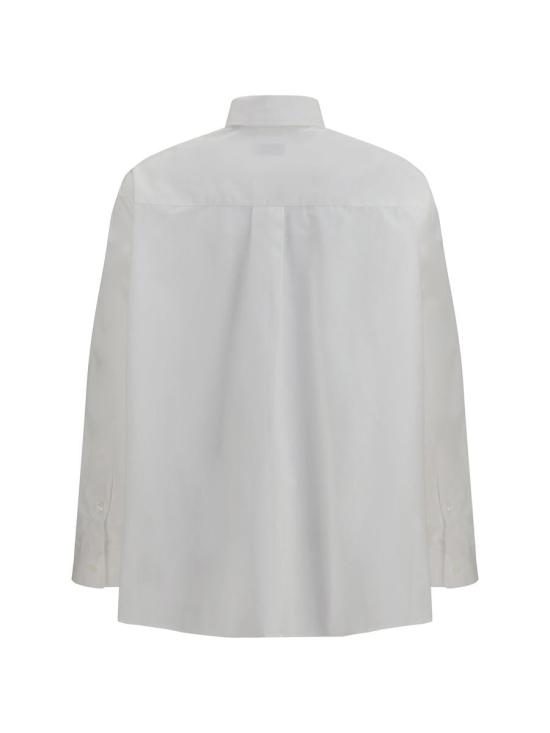 25FW 버버리 오버사이즈 코튼 포플린 셔츠 8115982 A1462 WHITE - BURBERRY