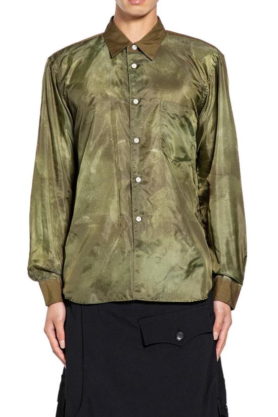 25FW 꼼데가르송 긴팔 셔츠 PPB011W25 1 GREEN