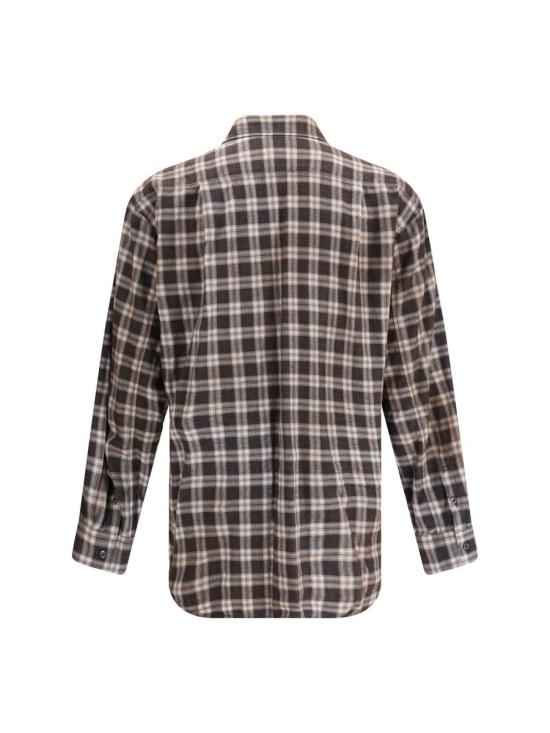 25FW 디스퀘어드2 긴팔 셔츠 S71DM0809D35307 002F BROWN - DSQUARED2