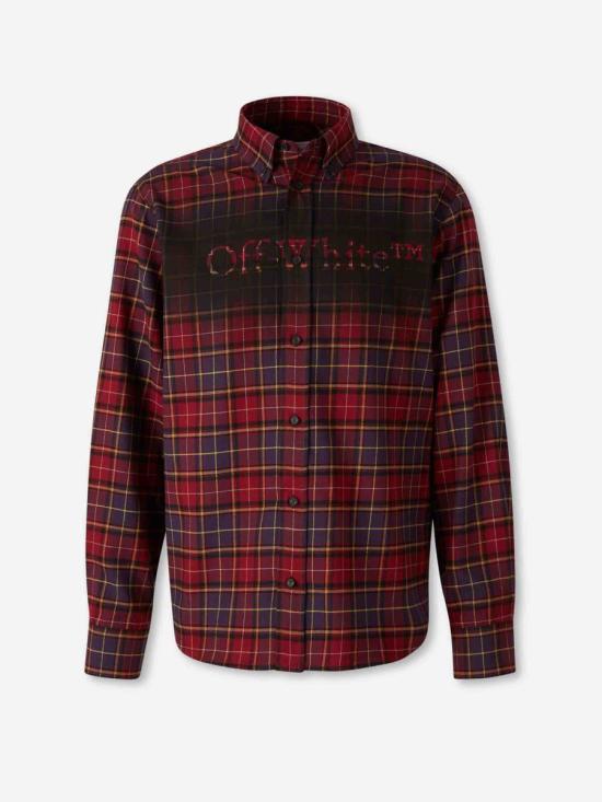 25FW 오프화이트 긴팔 셔츠 MGE04MF5F0032810 601BORDEAUX RED