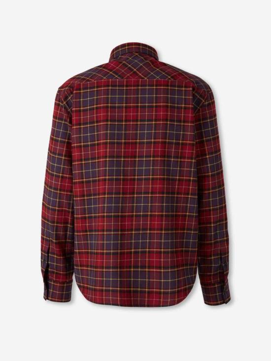 25FW 오프화이트 긴팔 셔츠 MGE04MF5F0032810 601BORDEAUX RED - OFF WHITE