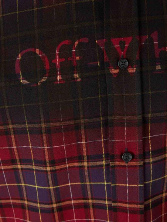 25FW 오프화이트 긴팔 셔츠 MGE04MF5F0032810 601BORDEAUX RED - OFF WHITE