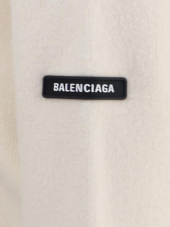 25FW 발렌시아가 스웨터 769297T1675 9000 WHITE - BALENCIAGA