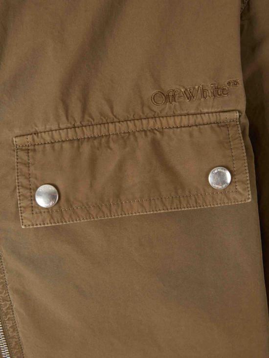 25FW 오프화이트 긴팔 셔츠 MGG01DF5F0025858 332BEECH BEECH MILITARY GREEN - OFF WHITE