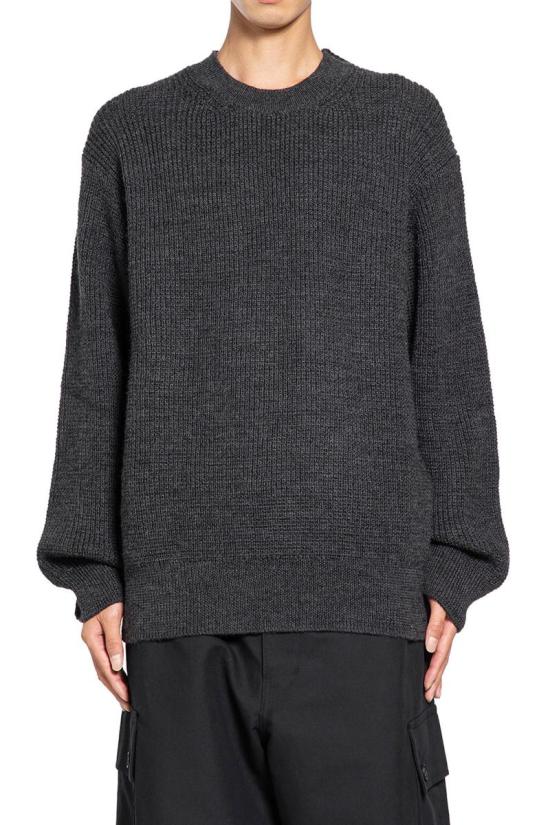 25FW 꼼데가르송 울 크루넥 스웨터 HPN005W25 2 GREY