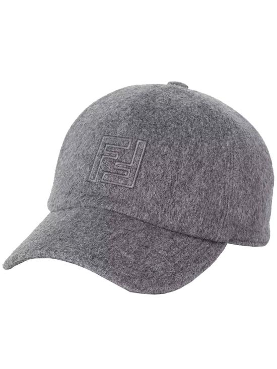  펜디 FF 베이스볼 캡 FXQ768 AYK2 F0COK ASPHALT GREY