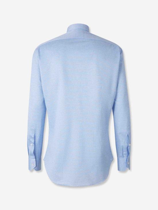 25FW 프레이 긴팔 셔츠 GABRIEL 1BIANCO CELESTE PIE DE PULL BLUE - FRAY