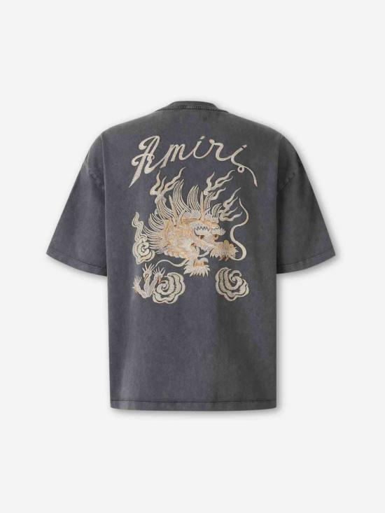 25FW 아미리 긴팔 셔츠 AMJYTE1242 BLACK ANTRACITE GREY - AMIRI