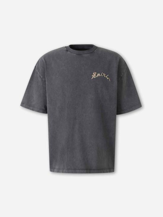 25FW 아미리 긴팔 셔츠 AMJYTE1242 BLACK ANTRACITE GREY