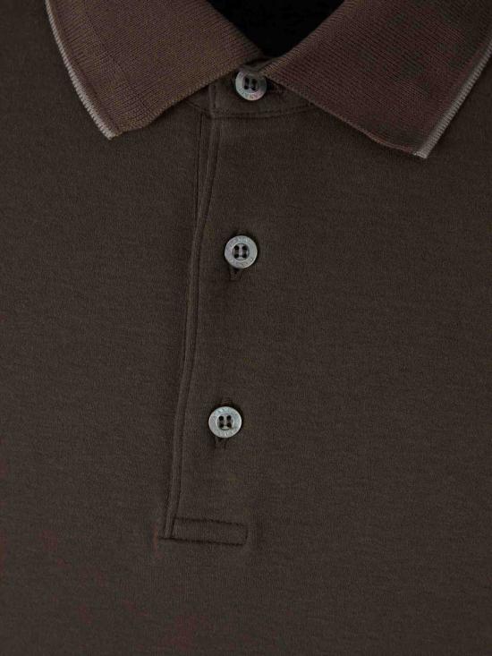 25FW 카날리 긴팔 셔츠 T0902 510 Brown - CANALI