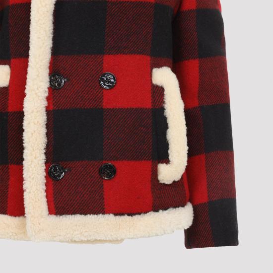 25FW 셀린느 무스탕 RM02L0646 27NG ROUGE NOIR - CELINE