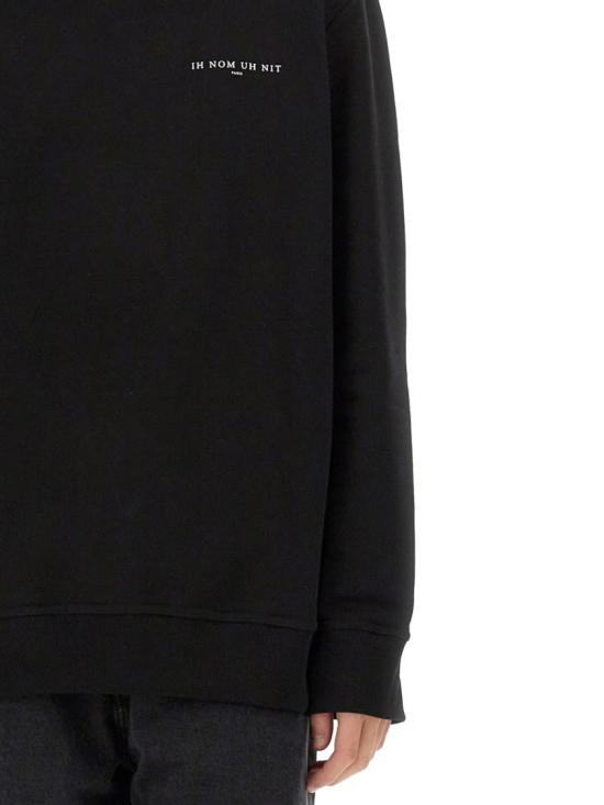  이놈어닛 긴팔 티셔츠 NUS25232 009 Black - IH NOM UH NIT