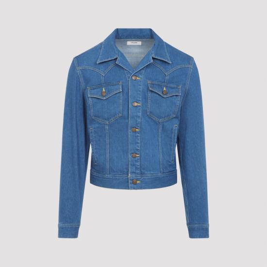 25FW 셀린느 데님 자켓 RV0RN0D38 GBV7 WESTERN BLUE
