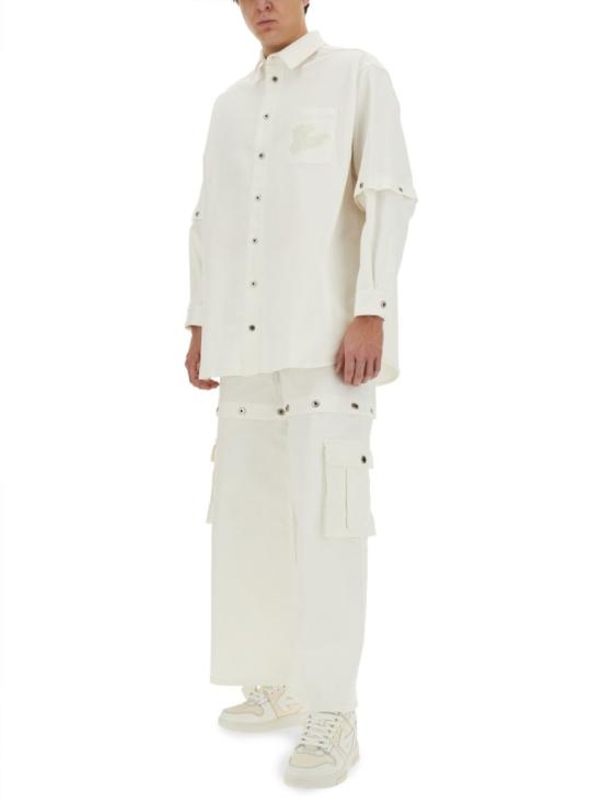  오프화이트 데님 팬츠 OMYA183 S24DEN0010202 White - OFF WHITE
