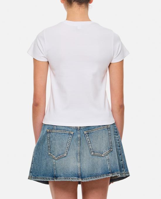 25SS 알렉산더 맥퀸 반팔 티셔츠 819193QLAEH9000 White - ALEXANDER MCQUEEN