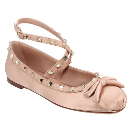  발렌티노 가라바니 플랫 슈즈 5W2S0HB6SWHGF9 Pink - VALENTINO GARAVANI
