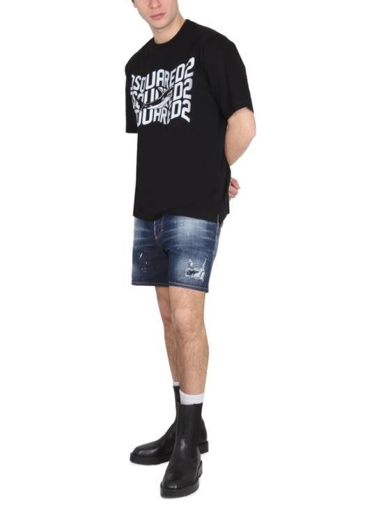  디스퀘어드2 반팔 티셔츠 S74GD1089 S23009900 Black - DSQUARED2