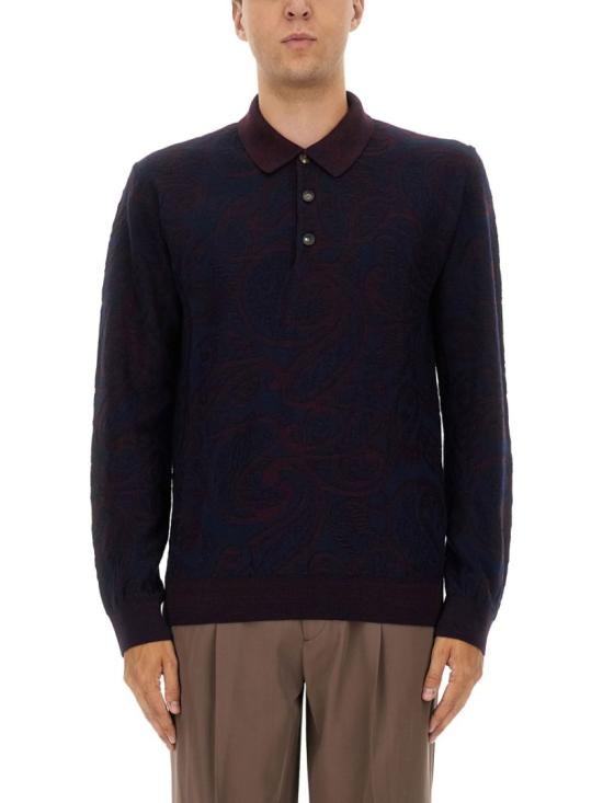 25FW 에트로 폴로 티셔츠 MRKF0028 AQ298S9883 Blue
