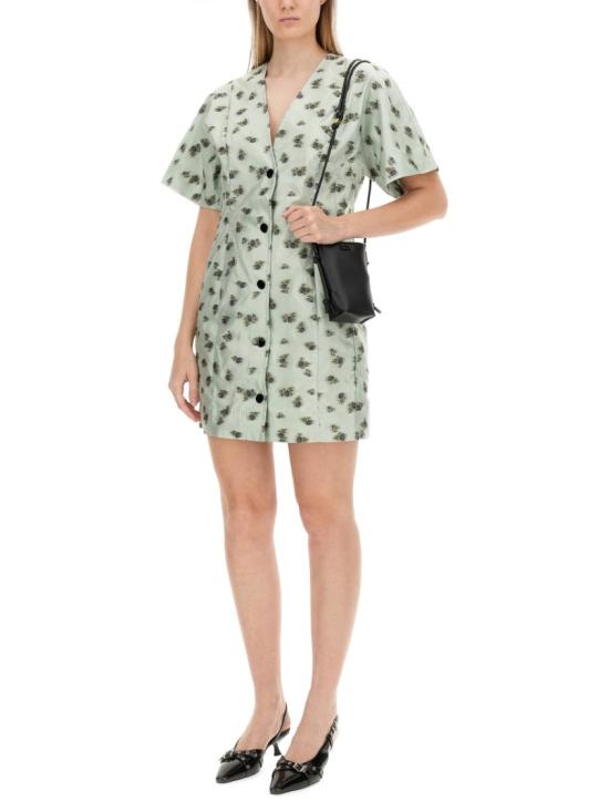  가니 숏 원피스 F9418 073 Green - GANNI