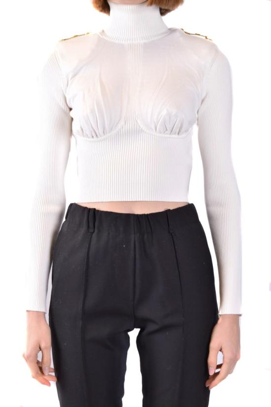  엘리자베타프랜치 터틀넥 MK99M36E2360 White - ELISABETTA FRANCHI