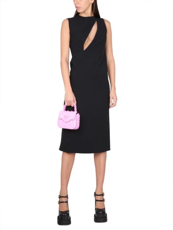  베르사체 미디 원피스 1009749 1A005401B000 Black - VERSACE
